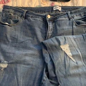 Resell Wilson x angels the pin up skinny jeans